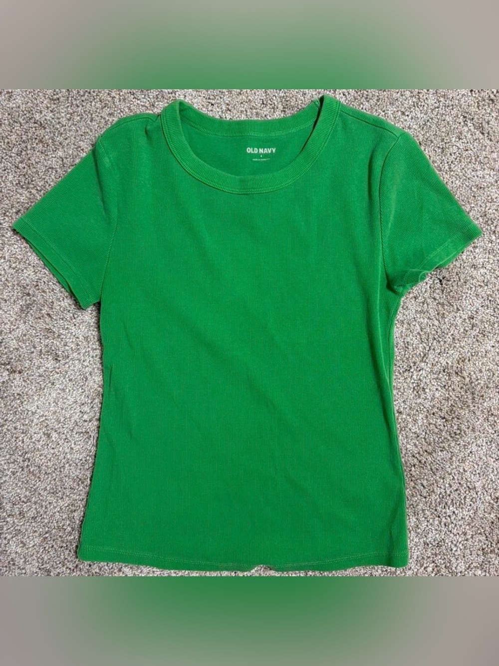 Old Navy Bright Green Short Sleeve Kids Tee